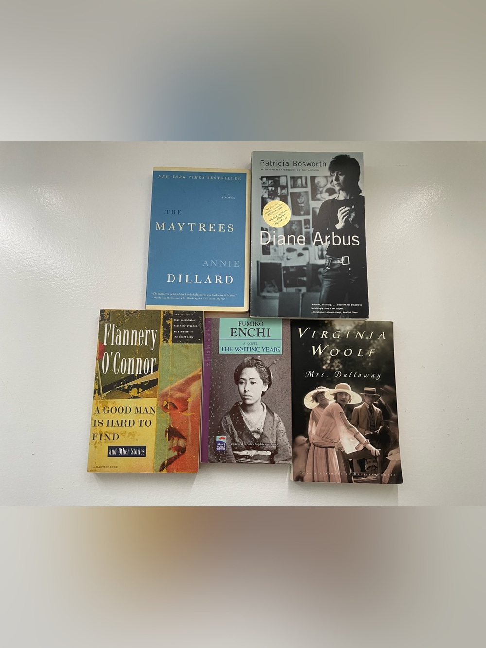 Flannery o’connor, virginia woolf and other classic book bundle